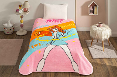 Lisanslı Winx 2 Tek Kişilik Battaniye