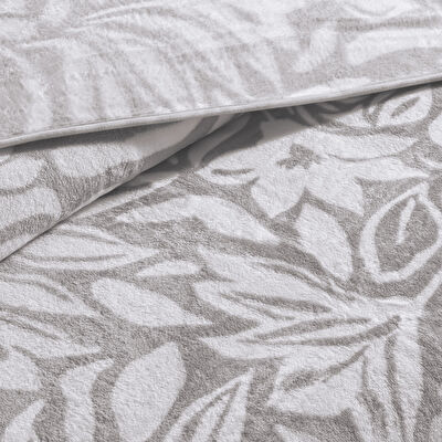 Taç Alina Çift Kişilik Battaniye Gri