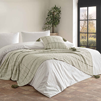 Linens Coze Kırlent Kılıfı 50x50 cm Hardal