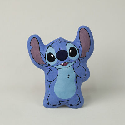 Lisanslı Disney Stitch Smile Polyester Şekilli Kırlent