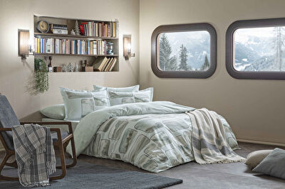 Taç Butik Doğu Ekspresi Akrilik Throw Gri