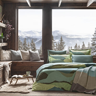 Taç Butik Patagonya Akrilik Throw Kum