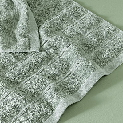Taç Butik Patagonya Pamuk Banyo Havlusu Küf Yeşili 70x140