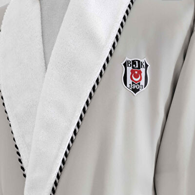 Taç Lisanslı Beşiktaş Double Şalyaka Pamuk XL Yetişkin Bornoz