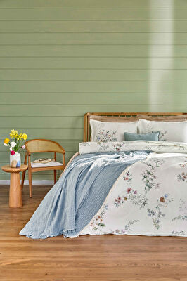 Linens Native 30x50 cm Kırlent Kılıfı Mavi