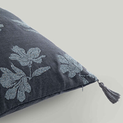 Linens Frezya 45x45 cm Kırlent Kılıfı Lacivert