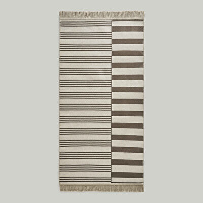 Linens Linex Kilim 80x150 Cm Kahve Vizon