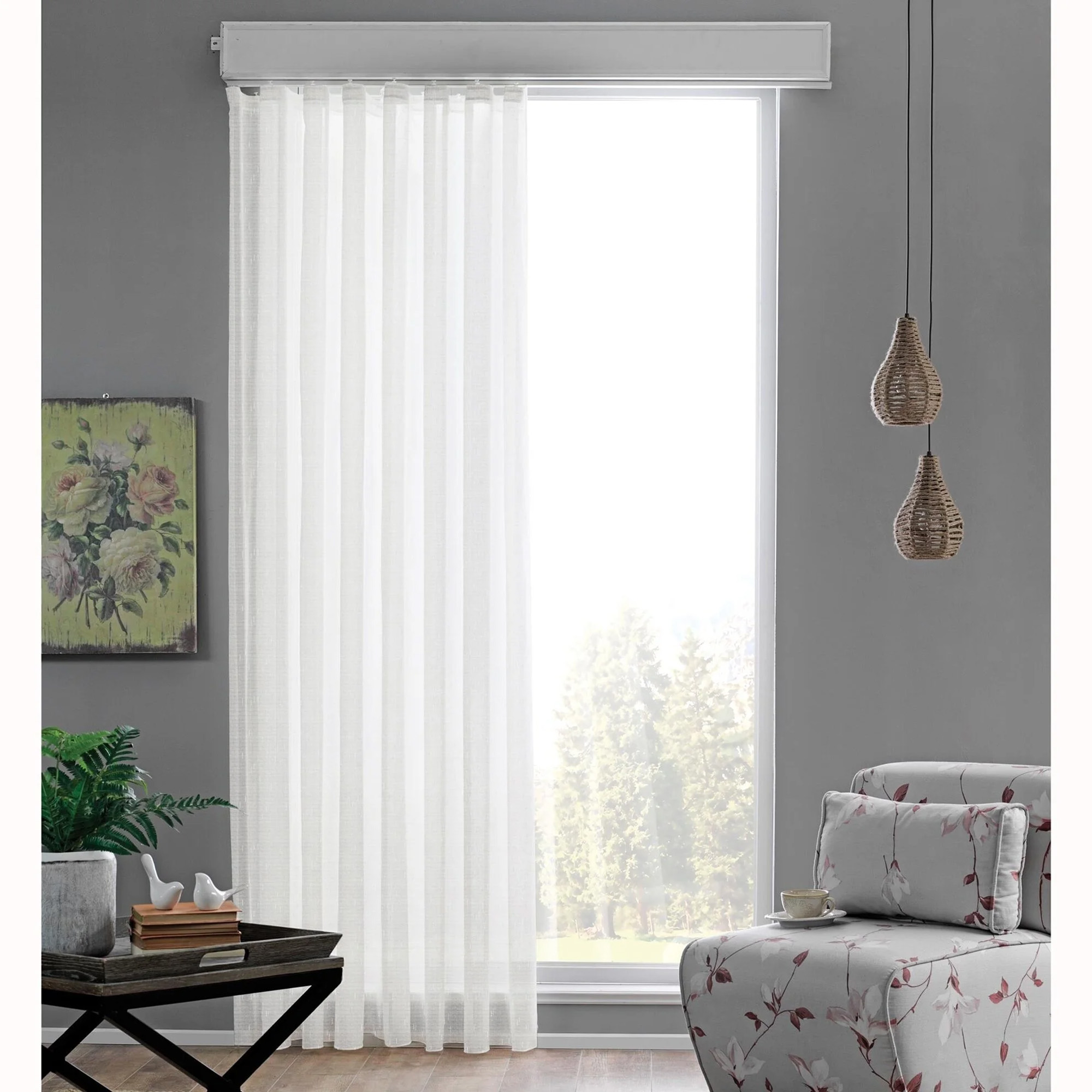 Taç Serıt Hazır Tül Perde Ekru 250x260 cm - 3 Al 2 Öde