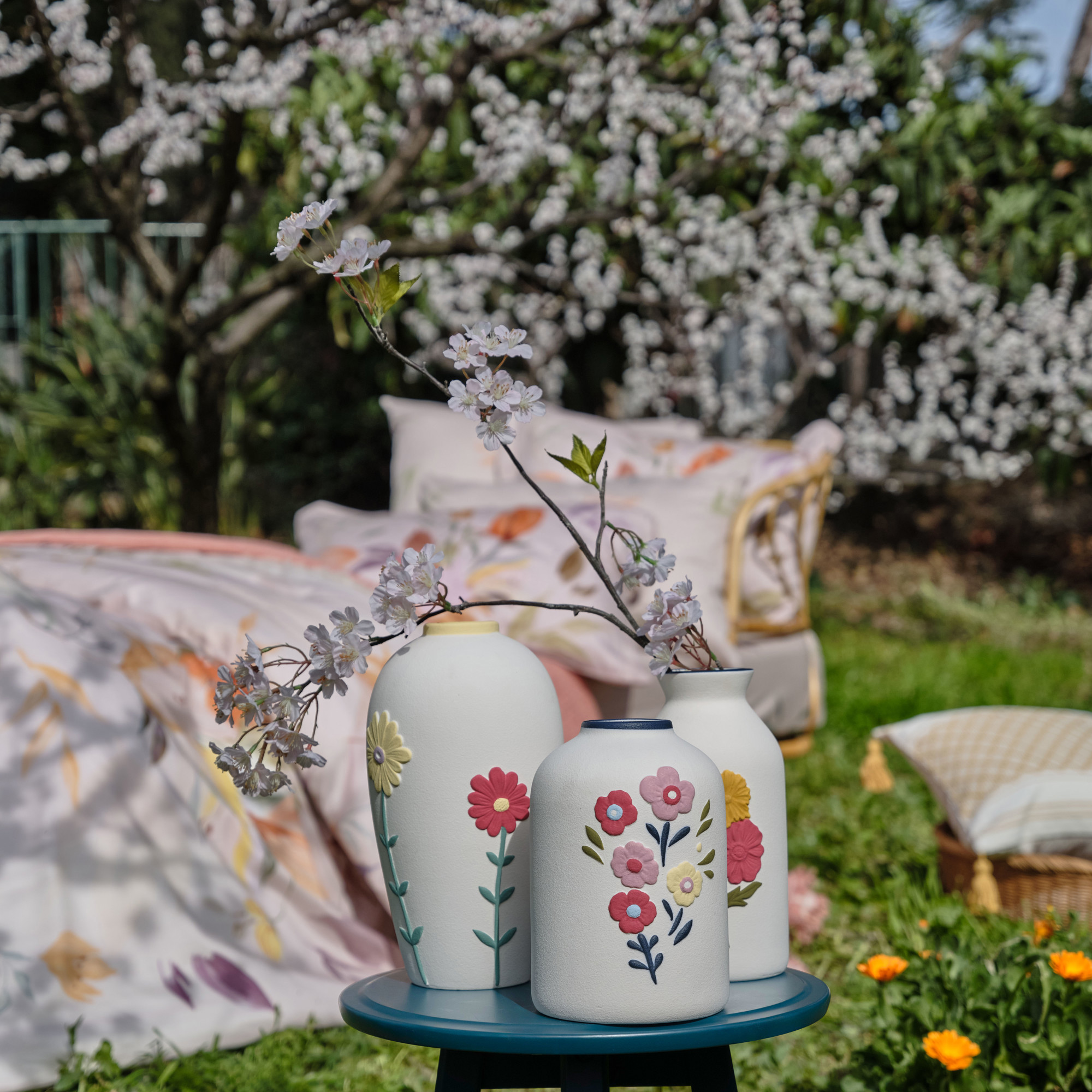 Linens Liva 14x15x27 cm Vazo Beyaz | Taç